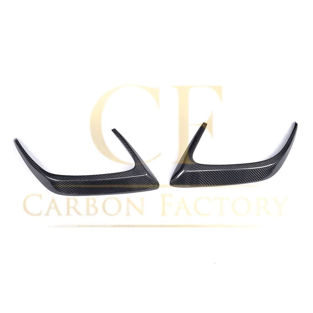 Carbon Fibre Rear Bumper Trims for Mercedes W205 C Class 2 Door Coupe 15-18 - Carbon Factory
