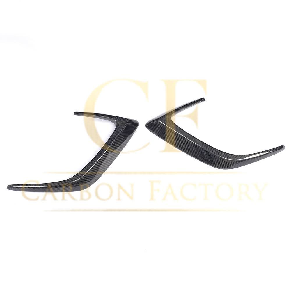 Carbon Fibre Rear Bumper Trims for Mercedes W205 C Class 2 Door Coupe 15-18 - Carbon Factory