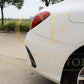 Carbon Fibre Rear Bumper Trims for Mercedes W205 C Class 4 Door Saloon 15-18 - Carbon Factory