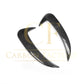 Carbon Fibre Rear Bumper Trims for Mercedes W205 C Class 4 Door Saloon 15-18 - Carbon Factory