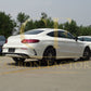 Carbon Fibre Rear Bumper Trims for Mercedes W205 C43 2 Door Coupe 15-18 - Carbon Factory