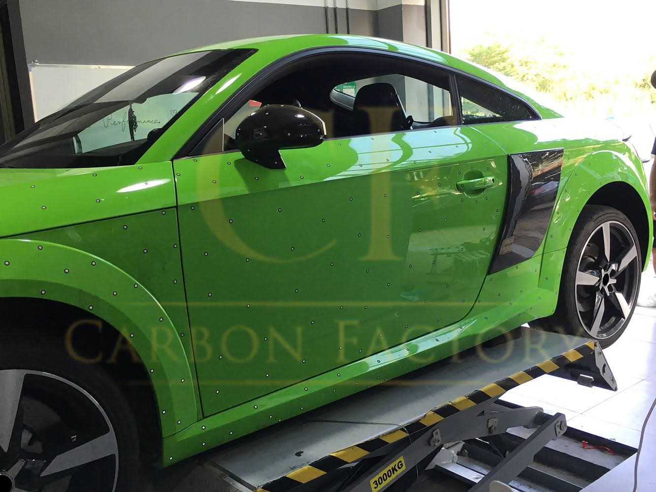 Carbon Fibre Side Fender Trims for Audi 8S TT TTS TTRS MK3 15-21 - Carbon Factory