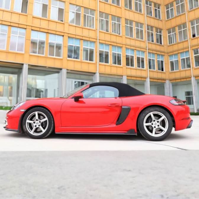 Carbon Fibre Side Vent Covers for Porsche Boxster & Cayman 718 16-19 - Carbon Factory