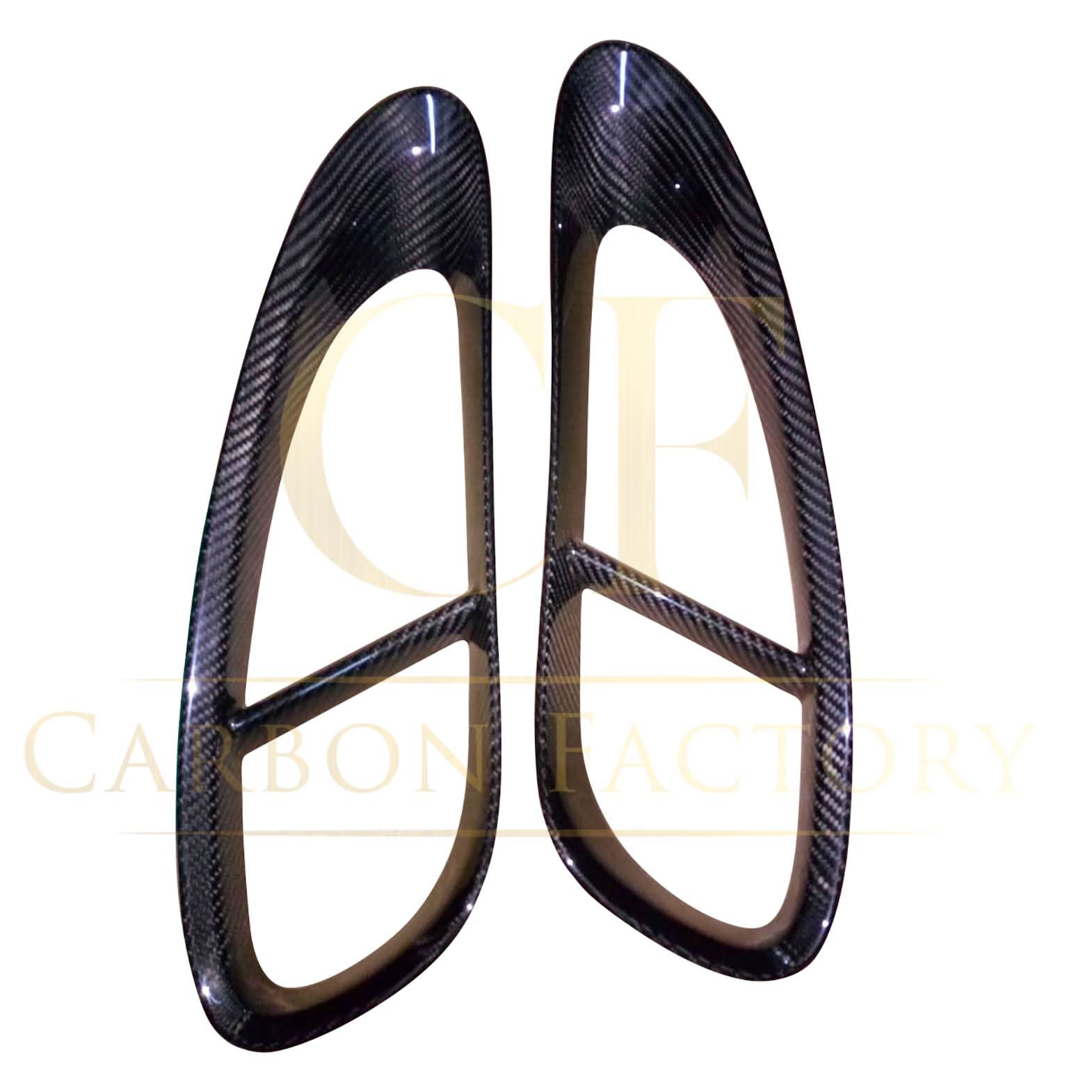 Carbon Fibre Side Vent Trims for Porsche Boxster 981 13-15 - Carbon Factory
