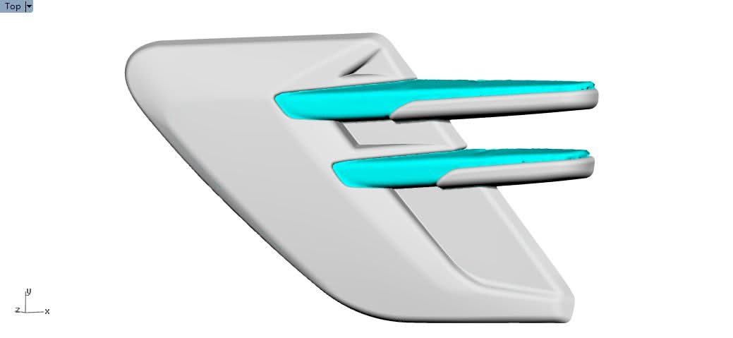 Carbon Fibre Side Vents for Land Rover Range Rover Sport 18-20 - Carbon Factory