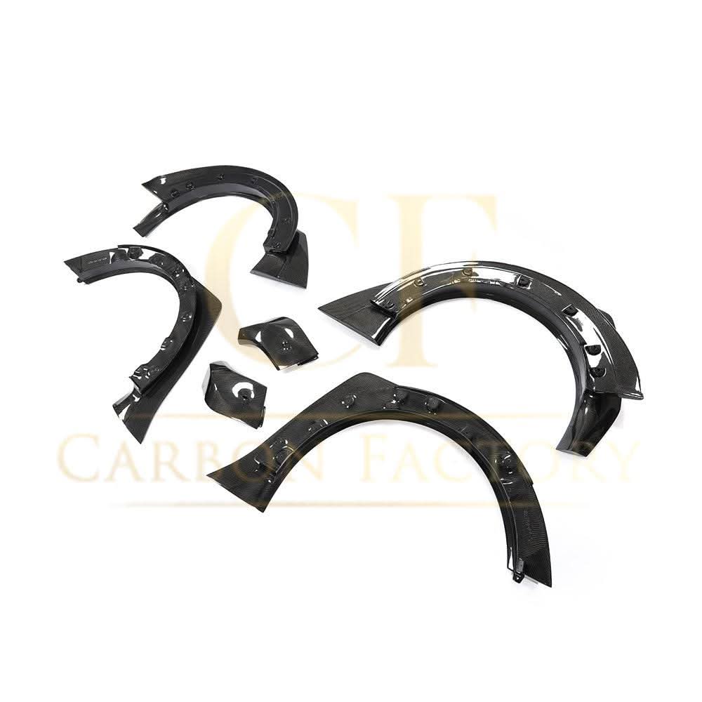 Carbon Fibre Wheel Fender Flares for BMW F55 F56 Mini Cooper S & JCW 14-18 - Carbon Factory