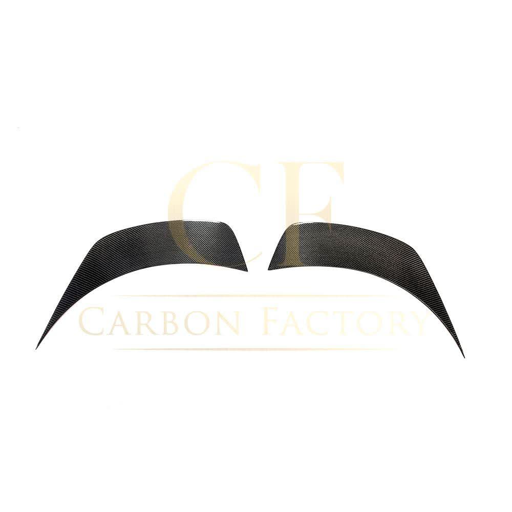 CS Style Carbon Fibre Rear Bumper Canards for Tesla Model 3 16-23 - Carbon Factory