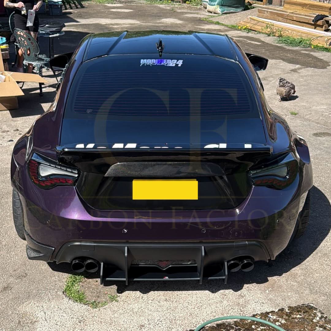 EL Style Carbon Fibre Rear Bumper Trims for Toyota GT86 12-20 - Carbon Factory