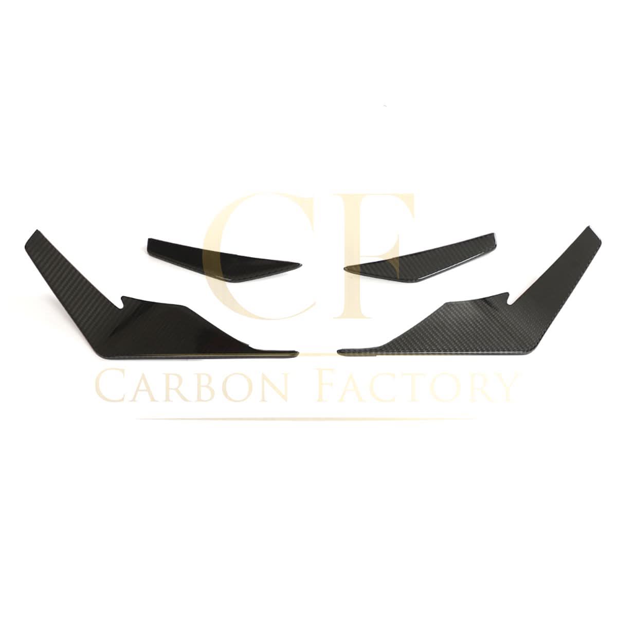 Performance Style Pre-Preg Carbon Fibre Front Canards for Audi R8 V10 22-Present - Carbon Factory