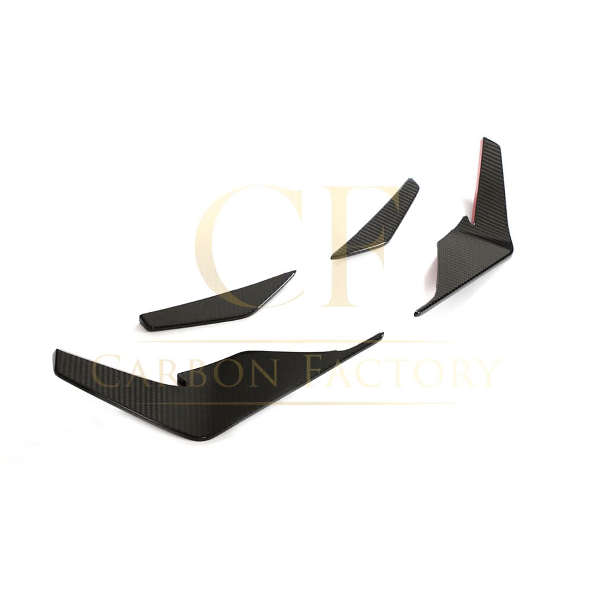 Performance Style Pre-Preg Carbon Fibre Front Canards for Audi R8 V10 22-Present - Carbon Factory