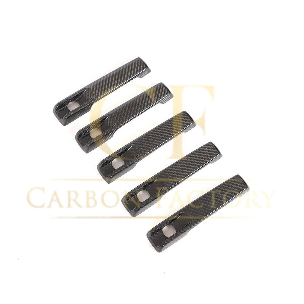 Pre-Preg Carbon Fibre Door Handle Trims for Mercedes W464 G Class G Wagon 19-Present - Carbon Factory