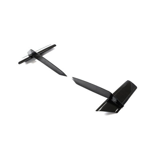 Pre-Preg Carbon Fibre Front Bumper Trims for Audi 4K RS7 20-22 - Carbon Factory