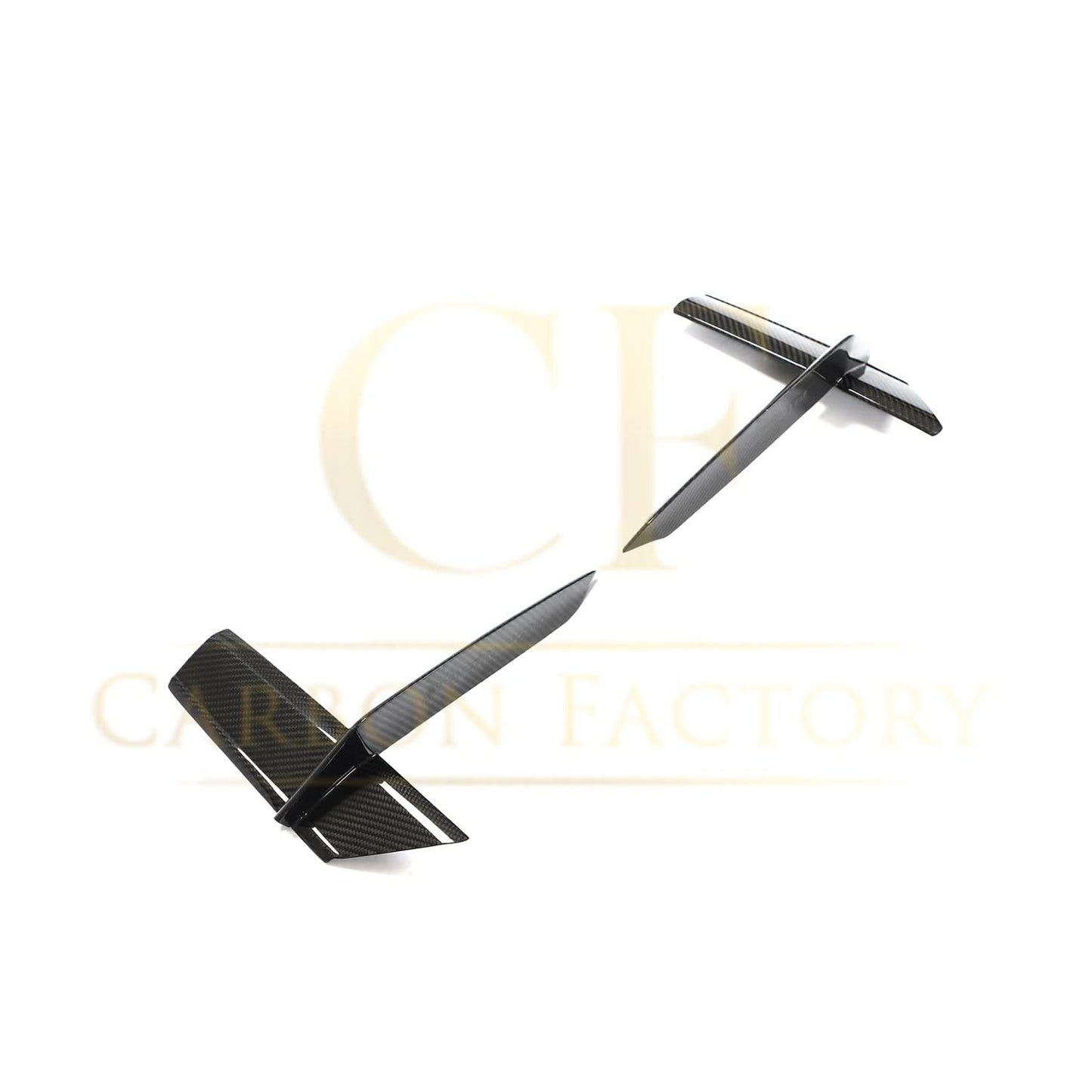 Pre-Preg Carbon Fibre Front Bumper Trims for Audi 4K RS7 20-22 - Carbon Factory