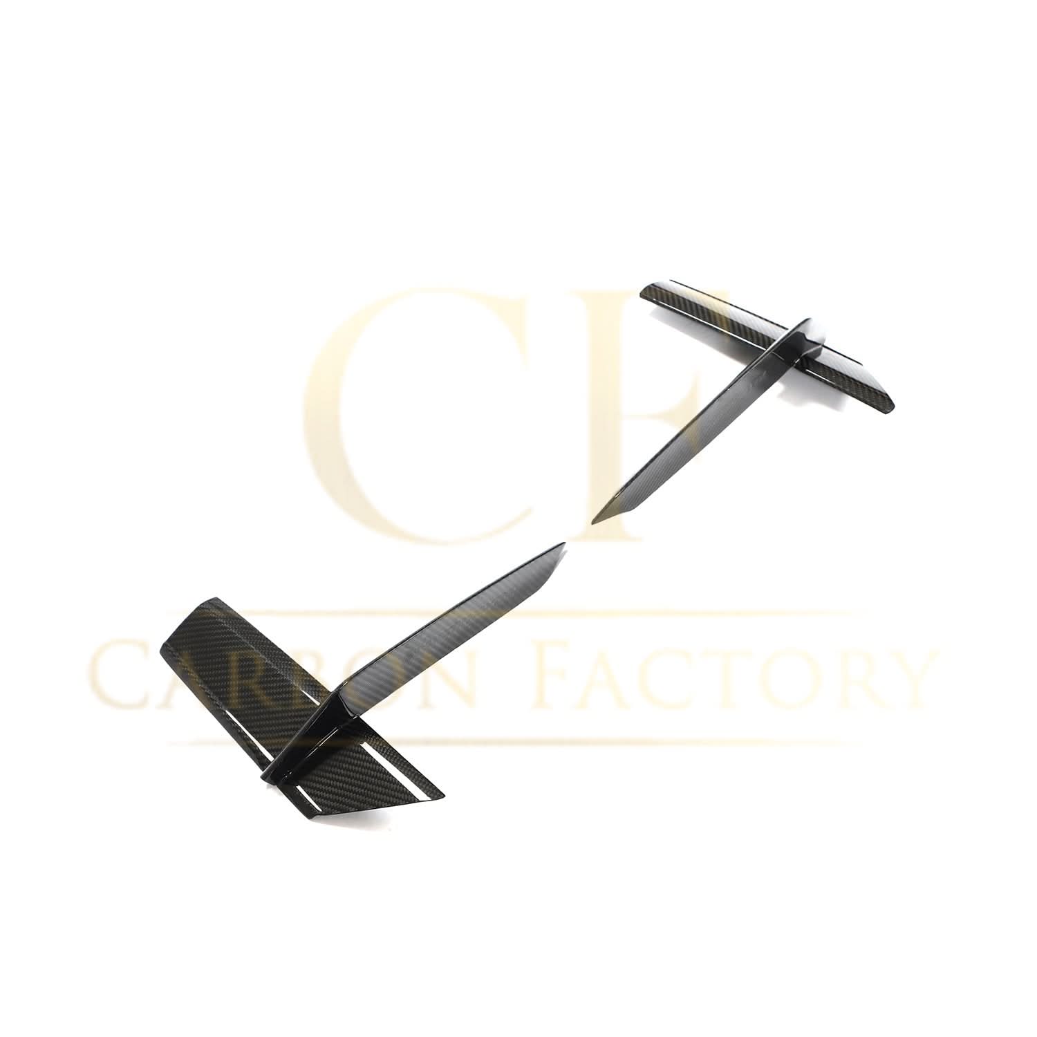 Pre-Preg Carbon Fibre Front Bumper Trims for Audi 4K RS7 20-22 - Carbon Factory