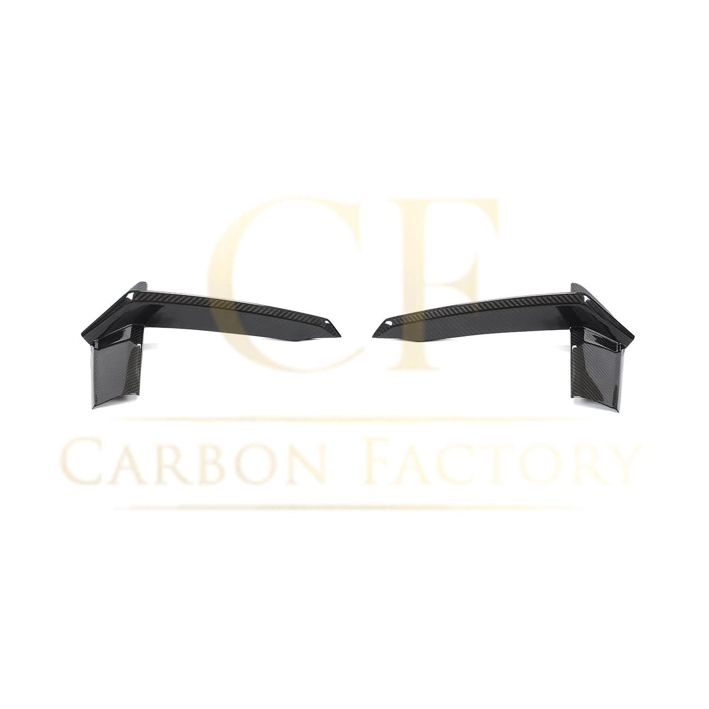 Pre-Preg Carbon Fibre Front Bumper Trims for Audi 4K RS7 20-22 - Carbon Factory