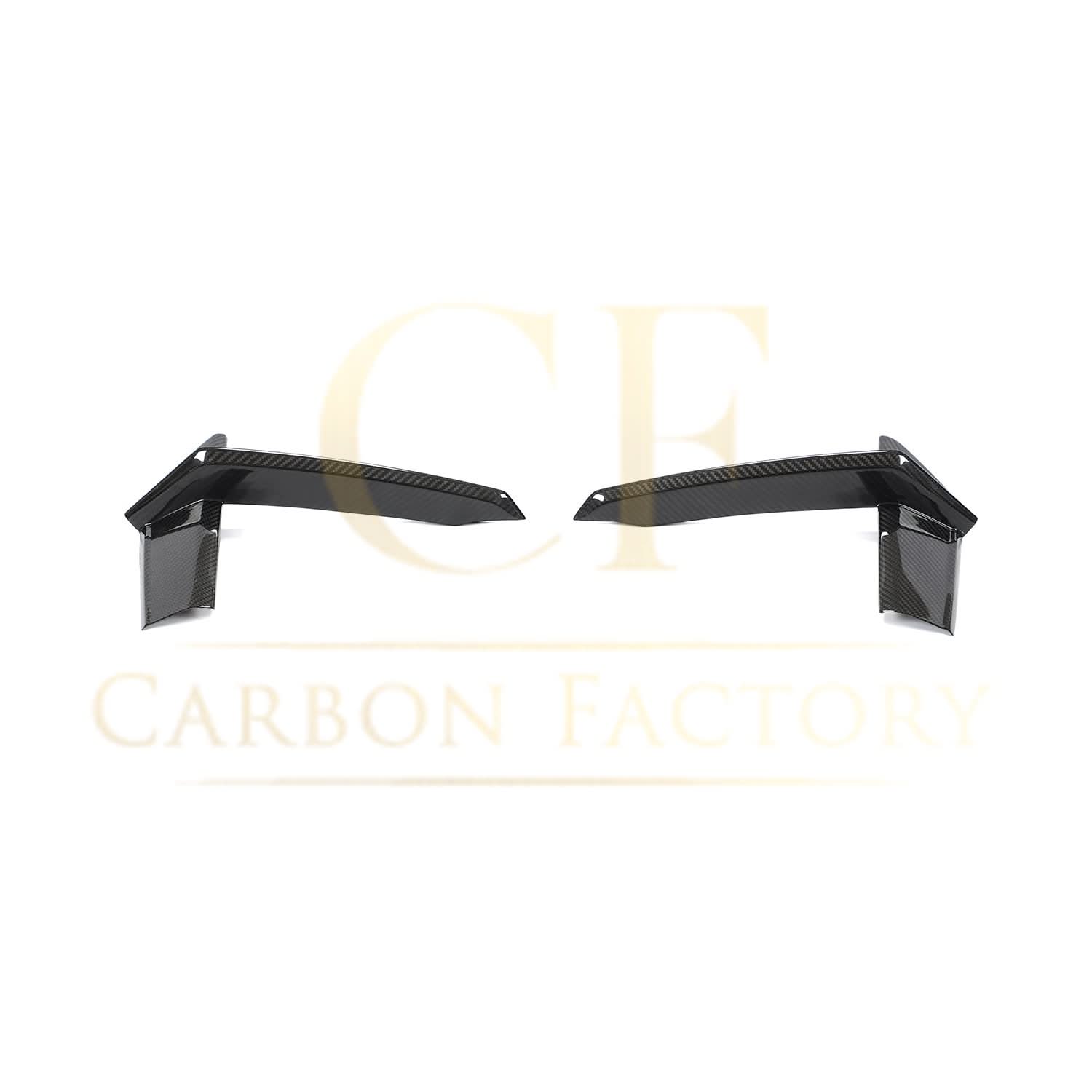 Pre-Preg Carbon Fibre Front Bumper Trims for Audi 4K RS7 20-22 - Carbon Factory