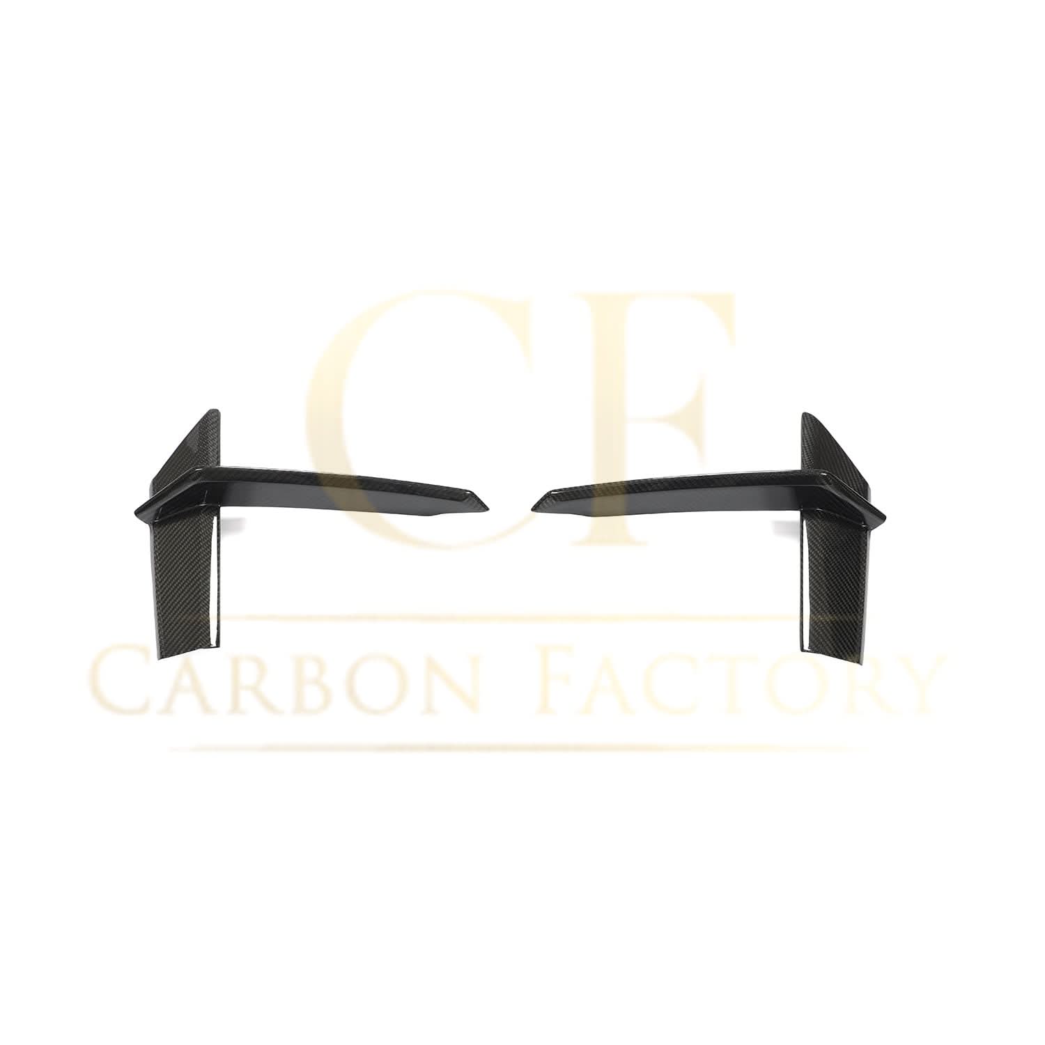 Pre-Preg Carbon Fibre Front Bumper Trims for Audi 4K RS7 20-22 - Carbon Factory