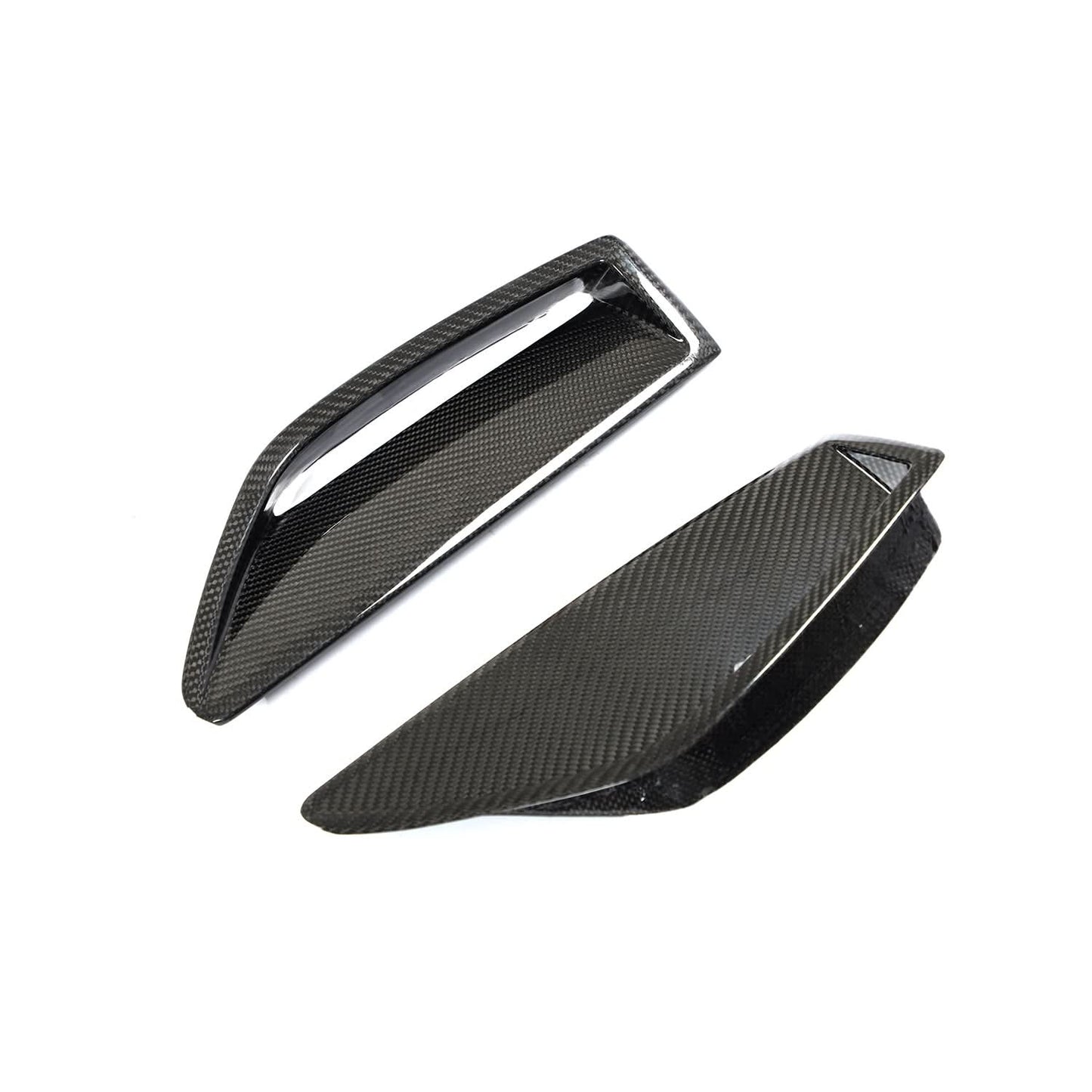 Pre-Preg Carbon Fibre Front Bumper Trims for Audi C8 RS6 19-22 - Carbon Factory