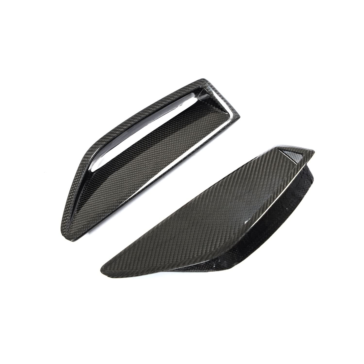 Pre-Preg Carbon Fibre Front Bumper Trims for Audi C8 RS6 19-22 - Carbon Factory