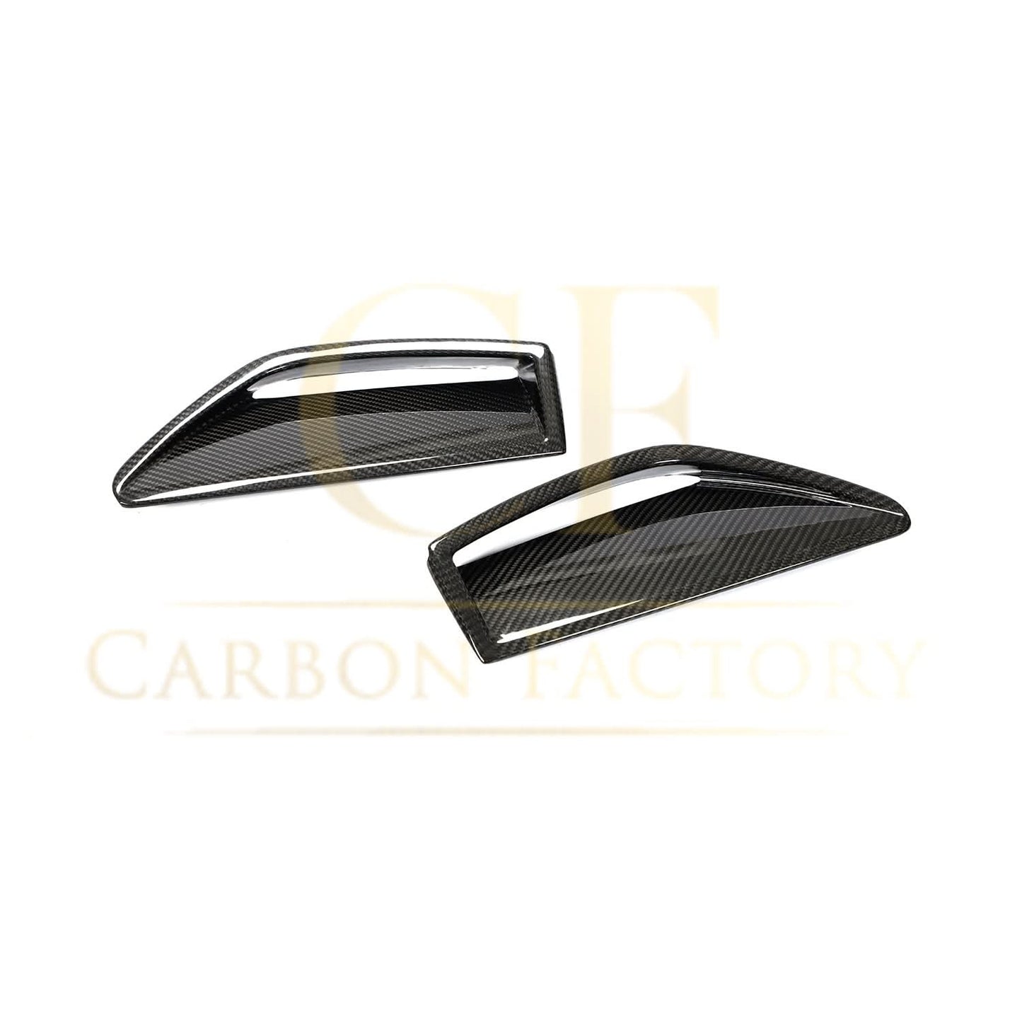 Pre-Preg Carbon Fibre Front Bumper Trims for Audi C8 RS6 19-22 - Carbon Factory