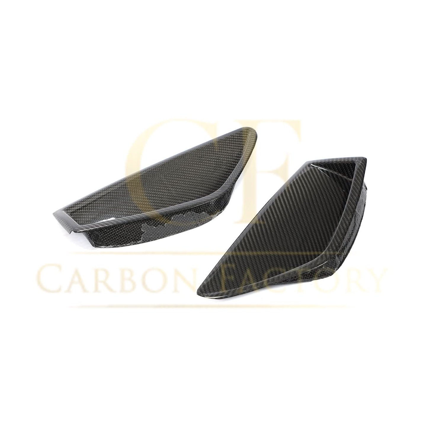 Pre-Preg Carbon Fibre Front Bumper Trims for Audi C8 RS6 19-22 - Carbon Factory