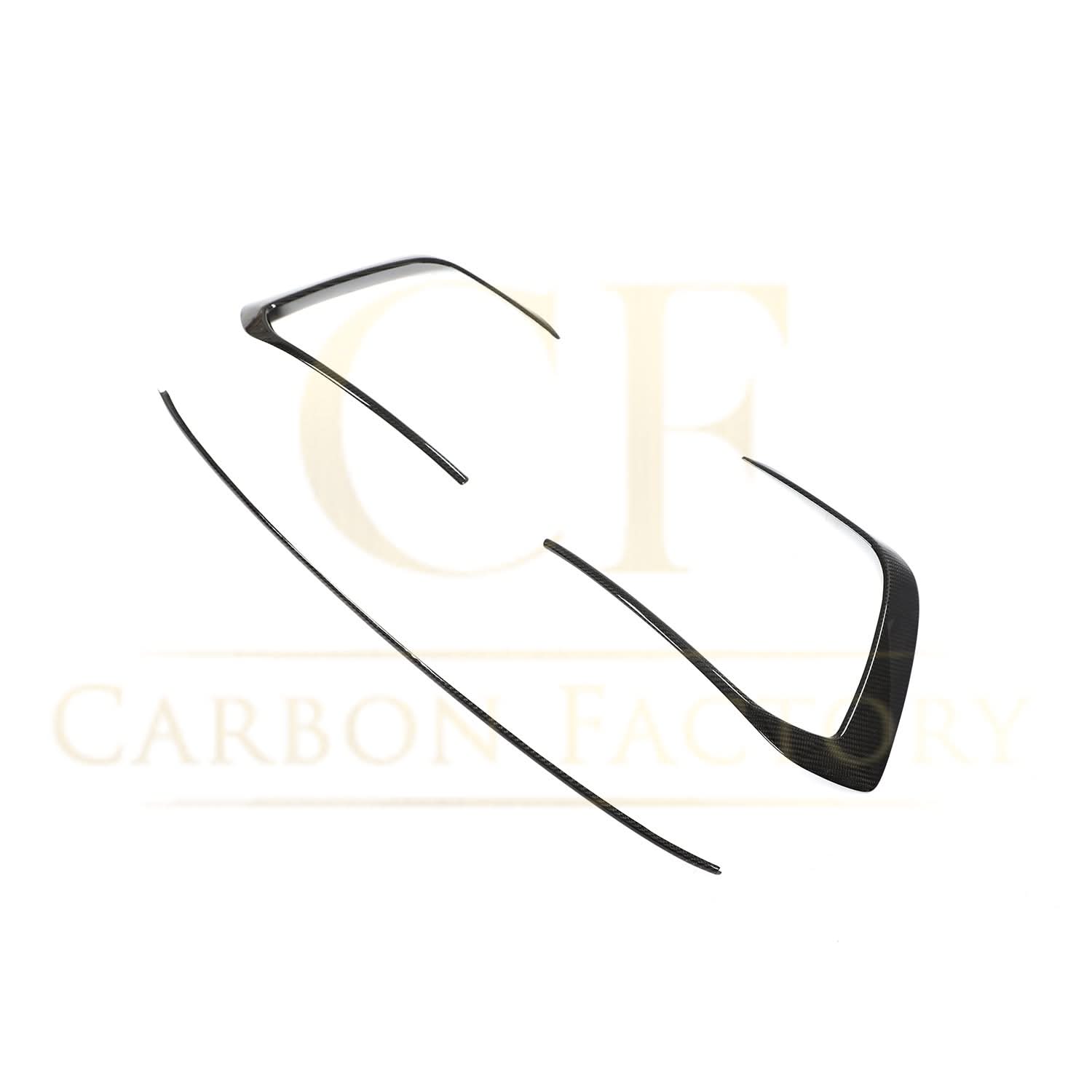 Pre-Preg Carbon Fibre Front Bumper Trims for VW Golf MK8 GTI 21-Present - Carbon Factory