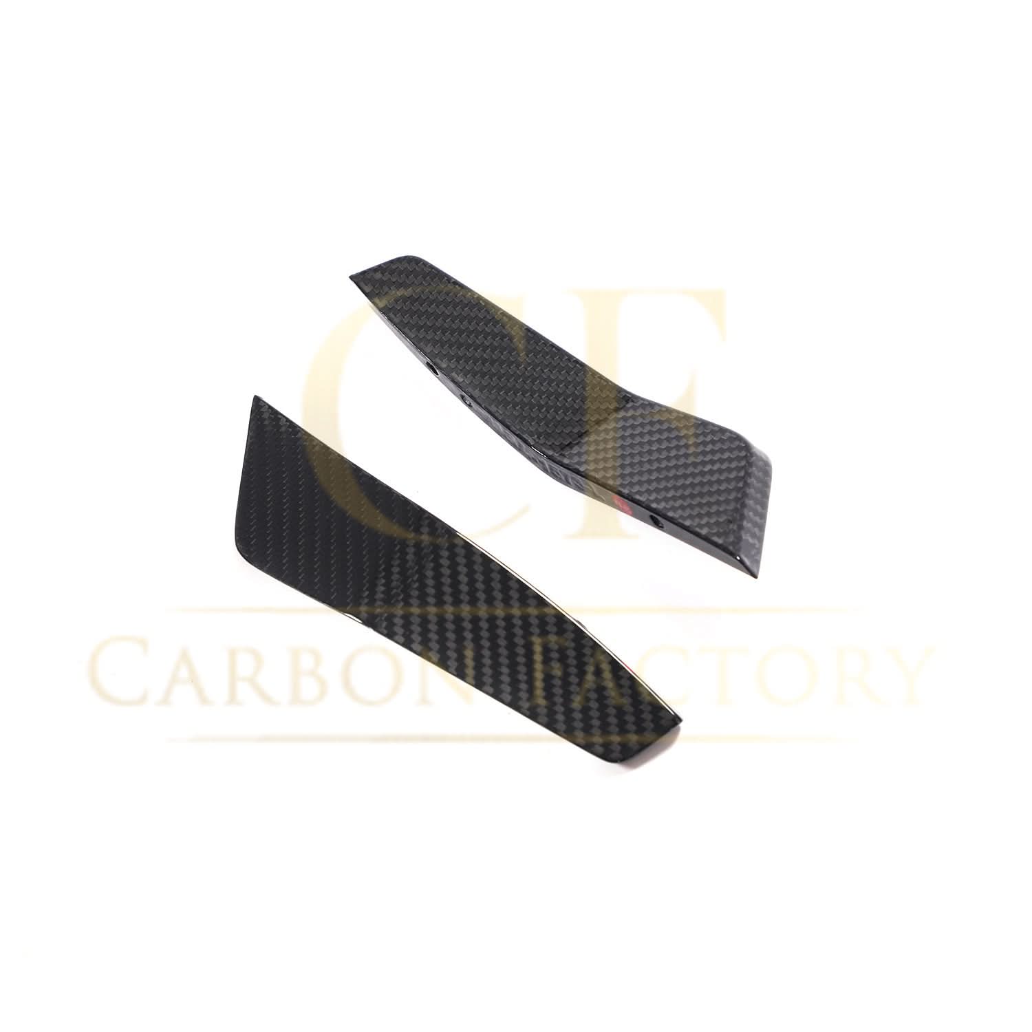 Pre-Preg Carbon Fibre Front Canards for Audi 4K RS7 20-22 - Carbon Factory