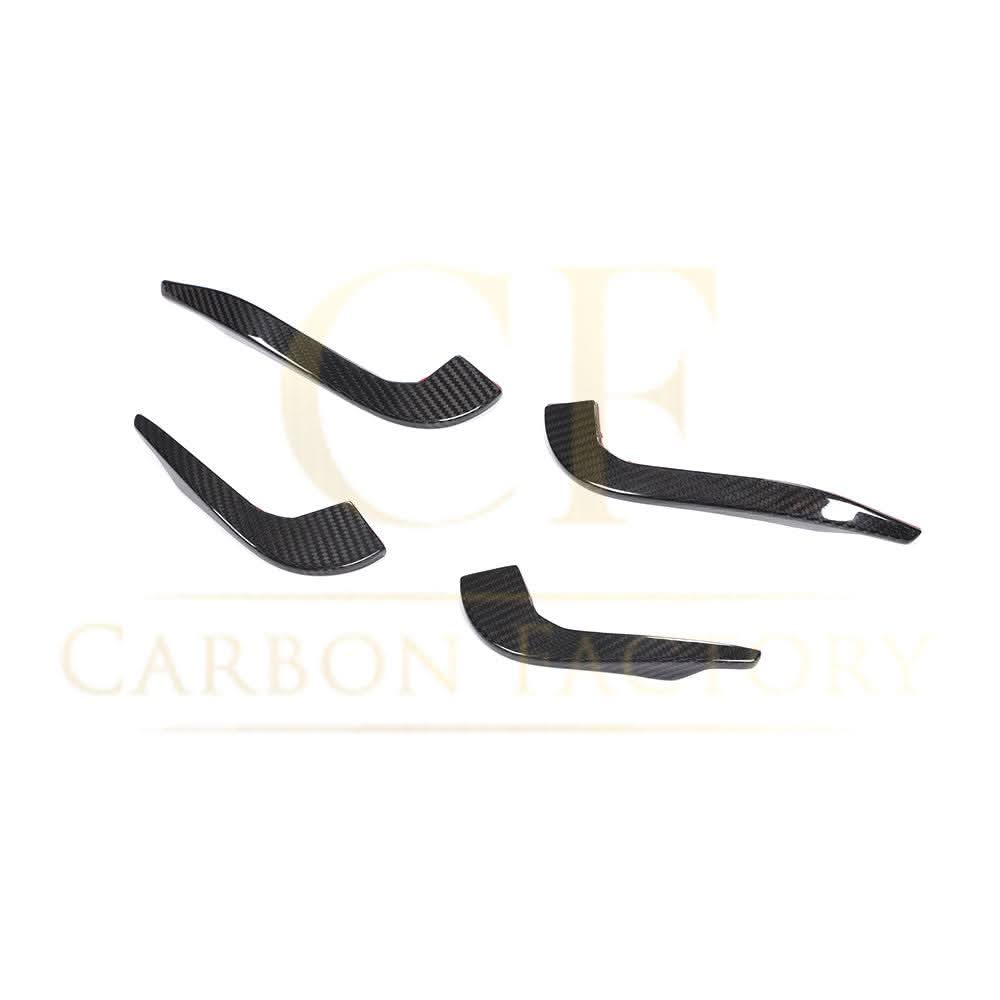 Pre-Preg Carbon Fibre Front Canards for Audi 8V RS3 Saloon 17-20 - Carbon Factory