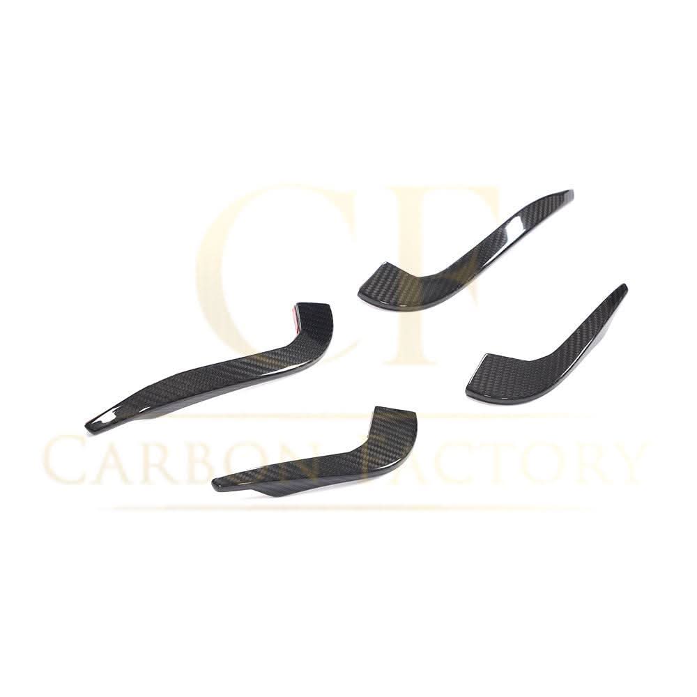 Pre-Preg Carbon Fibre Front Canards for Audi 8V RS3 Saloon 17-20 - Carbon Factory