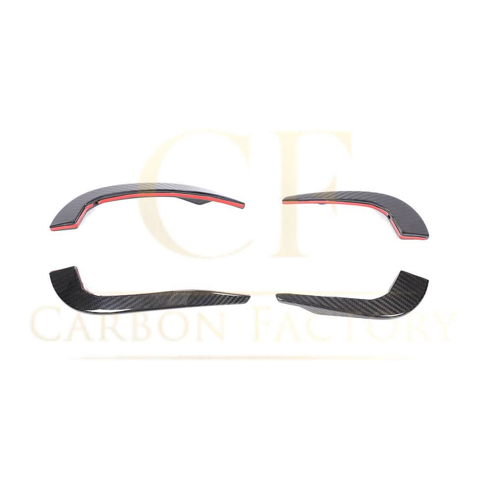 Pre-Preg Carbon Fibre Front Canards for Audi 8V RS3 Saloon 17-20 - Carbon Factory