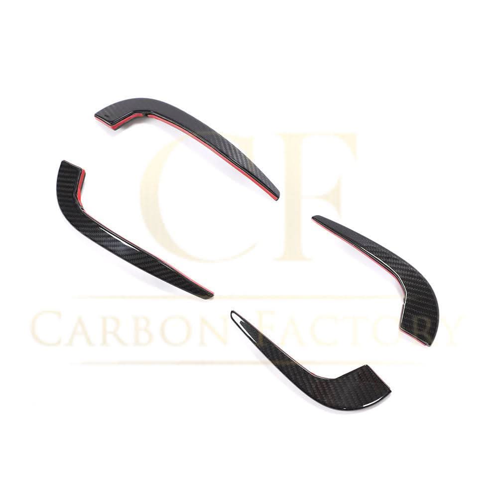 Pre-Preg Carbon Fibre Front Canards for Audi 8V RS3 Saloon 17-20 - Carbon Factory
