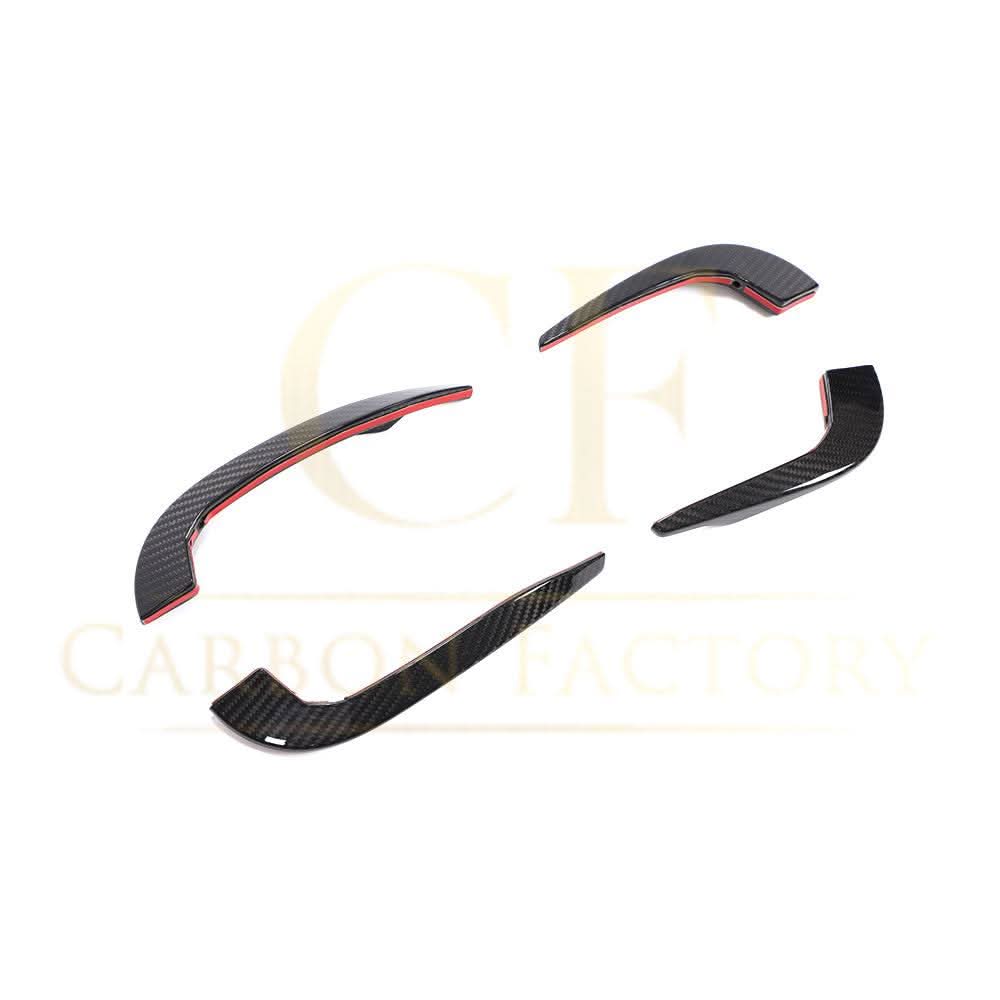 Pre-Preg Carbon Fibre Front Canards for Audi 8V RS3 Saloon 17-20 - Carbon Factory