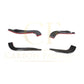 Pre-Preg Carbon Fibre Front Canards for Audi 8V RS3 Saloon 17-20 - Carbon Factory