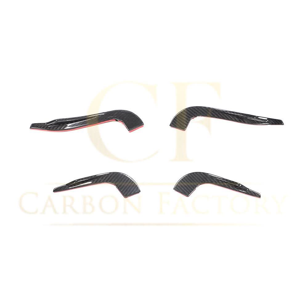 Pre-Preg Carbon Fibre Front Canards for Audi 8V RS3 Saloon 17-20 - Carbon Factory