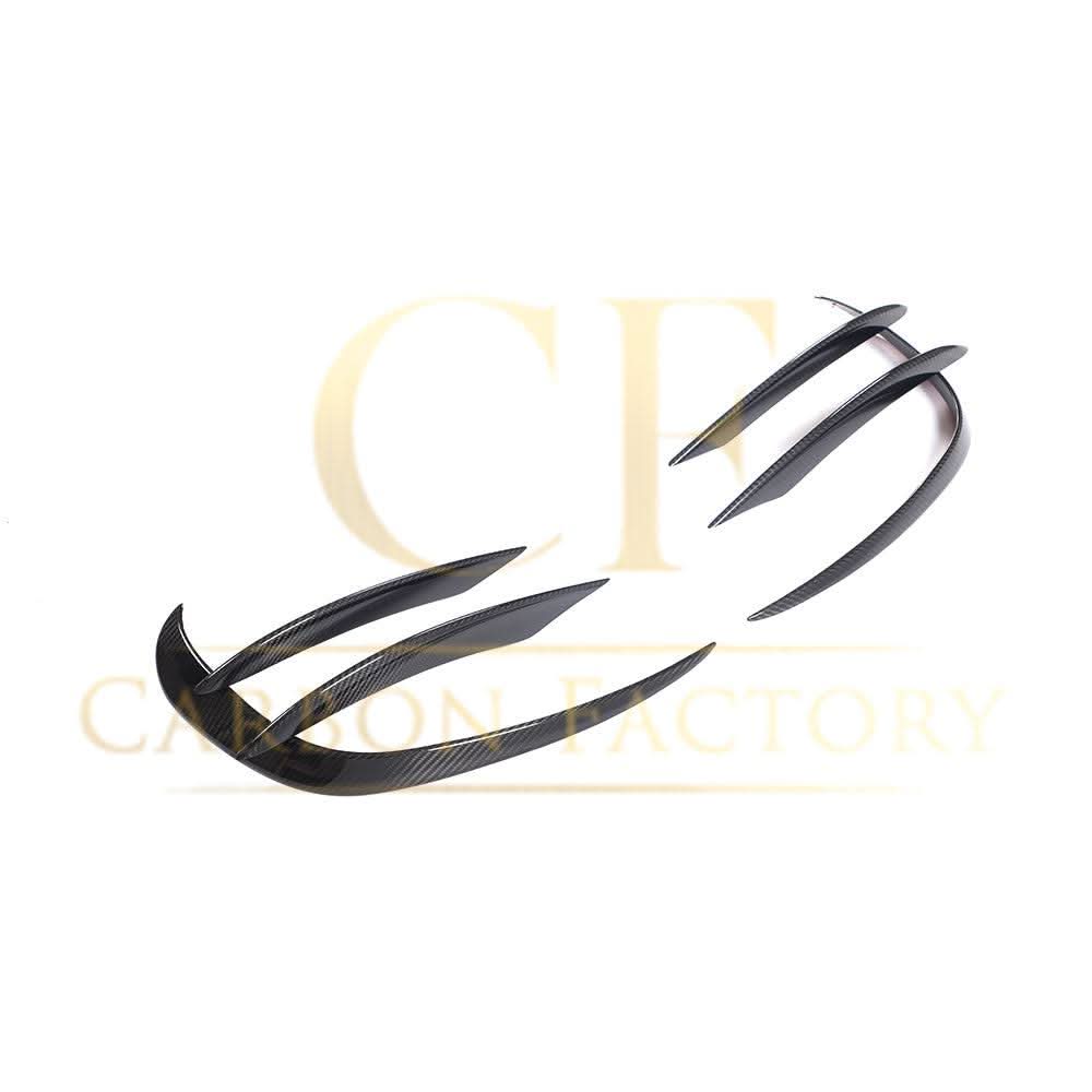 Pre-Preg Carbon Fibre Front Canards Sets for Mercedes W205 C Class AMG 19-21 - Carbon Factory