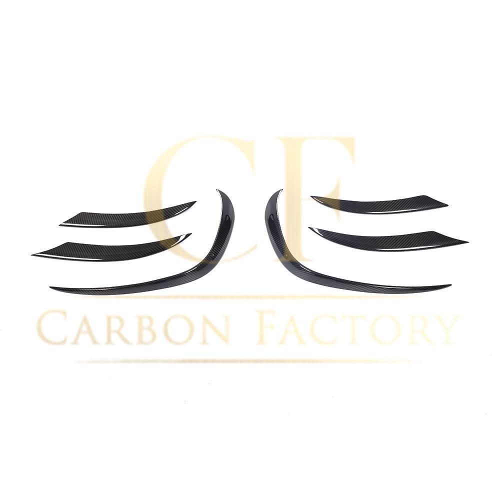 Pre-Preg Carbon Fibre Front Canards Sets for Mercedes W205 C Class AMG 19-21 - Carbon Factory