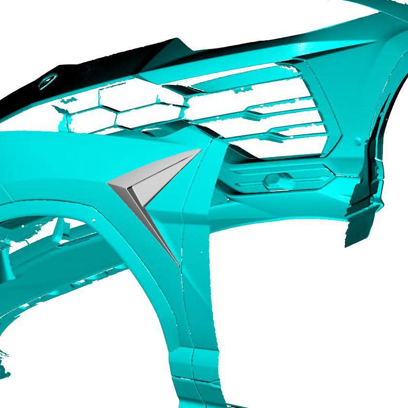 Pre-Preg Carbon Fibre Front Fender Side Vent Covers for Lamborghini Urus 18-21 - Carbon Factory