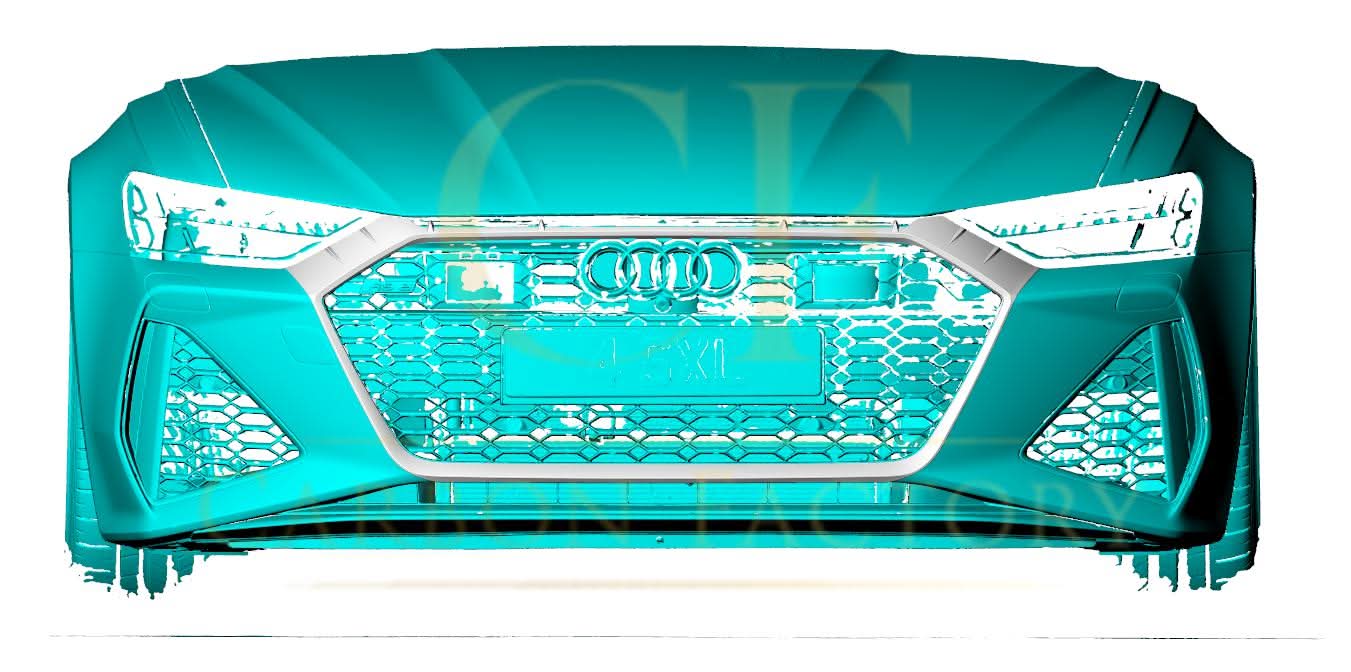 Pre-Preg Carbon Fibre Front Grille Trim for Audi C8 RS6 19-22 - Carbon Factory