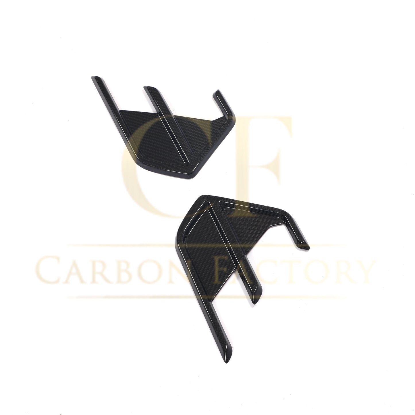 Pre-Preg Carbon Fibre Rear Canards for Audi 4K RS7 20-22 - Carbon Factory