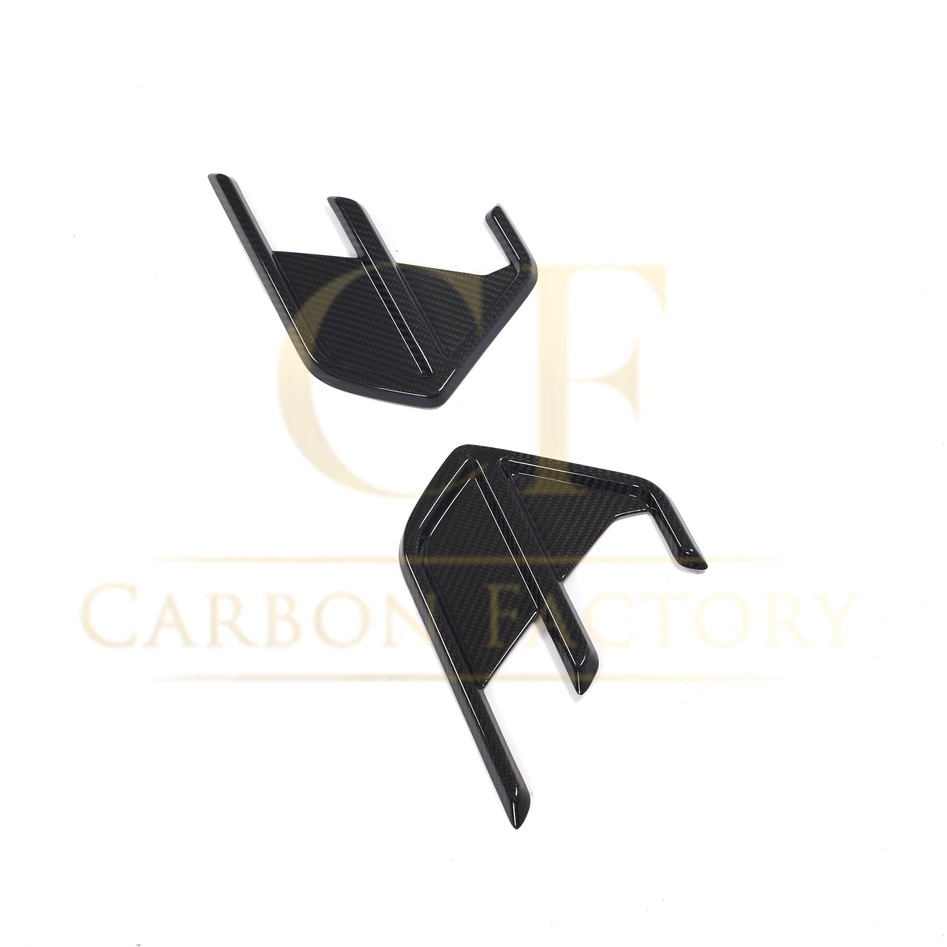 Pre-Preg Carbon Fibre Rear Canards for Audi 4K RS7 20-22 - Carbon Factory
