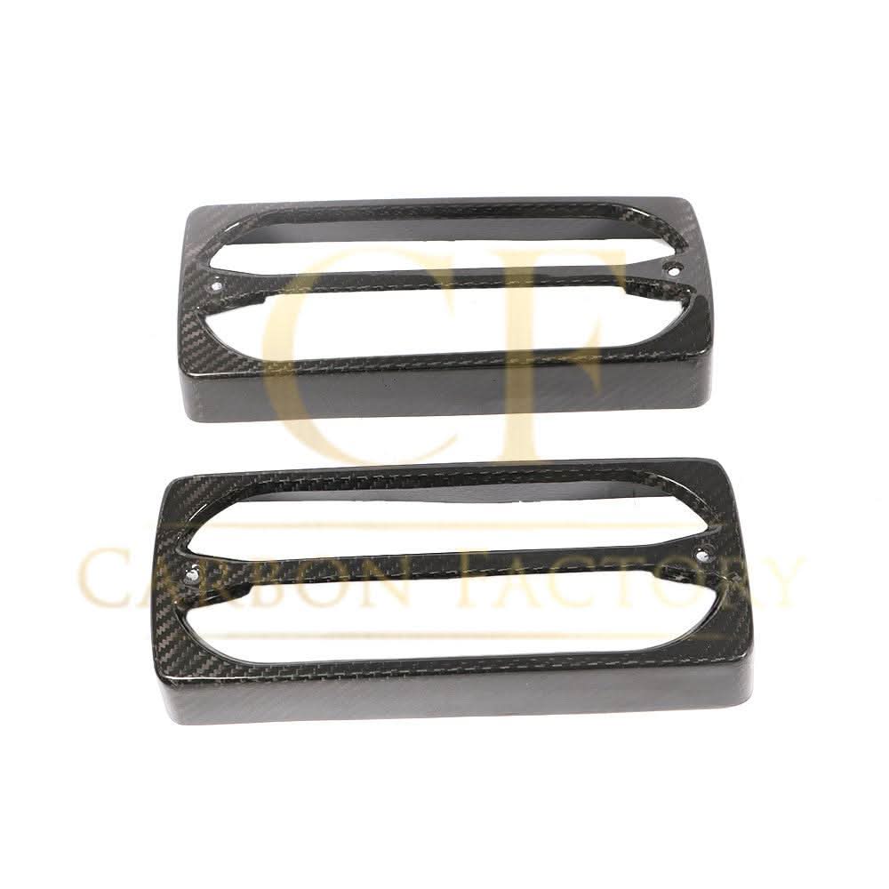 Pre-Preg Carbon Fibre Rear Light Covers for Mercedes W463 G Class G Wagon 04-18 - Carbon Factory