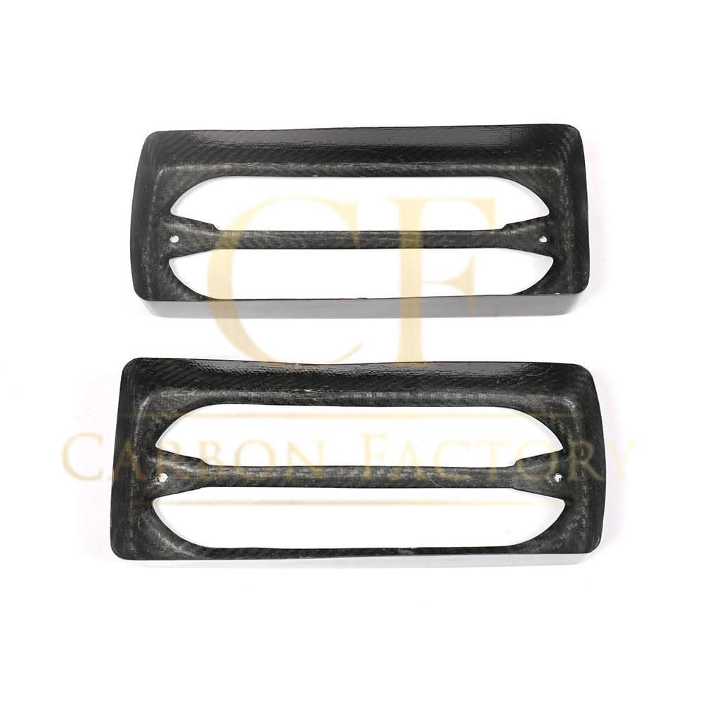 Pre-Preg Carbon Fibre Rear Light Covers for Mercedes W463 G Class G Wagon 04-18 - Carbon Factory