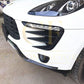 V Style Carbon Fibre Front Canards for Porsche Macan 14-17 - Carbon Factory