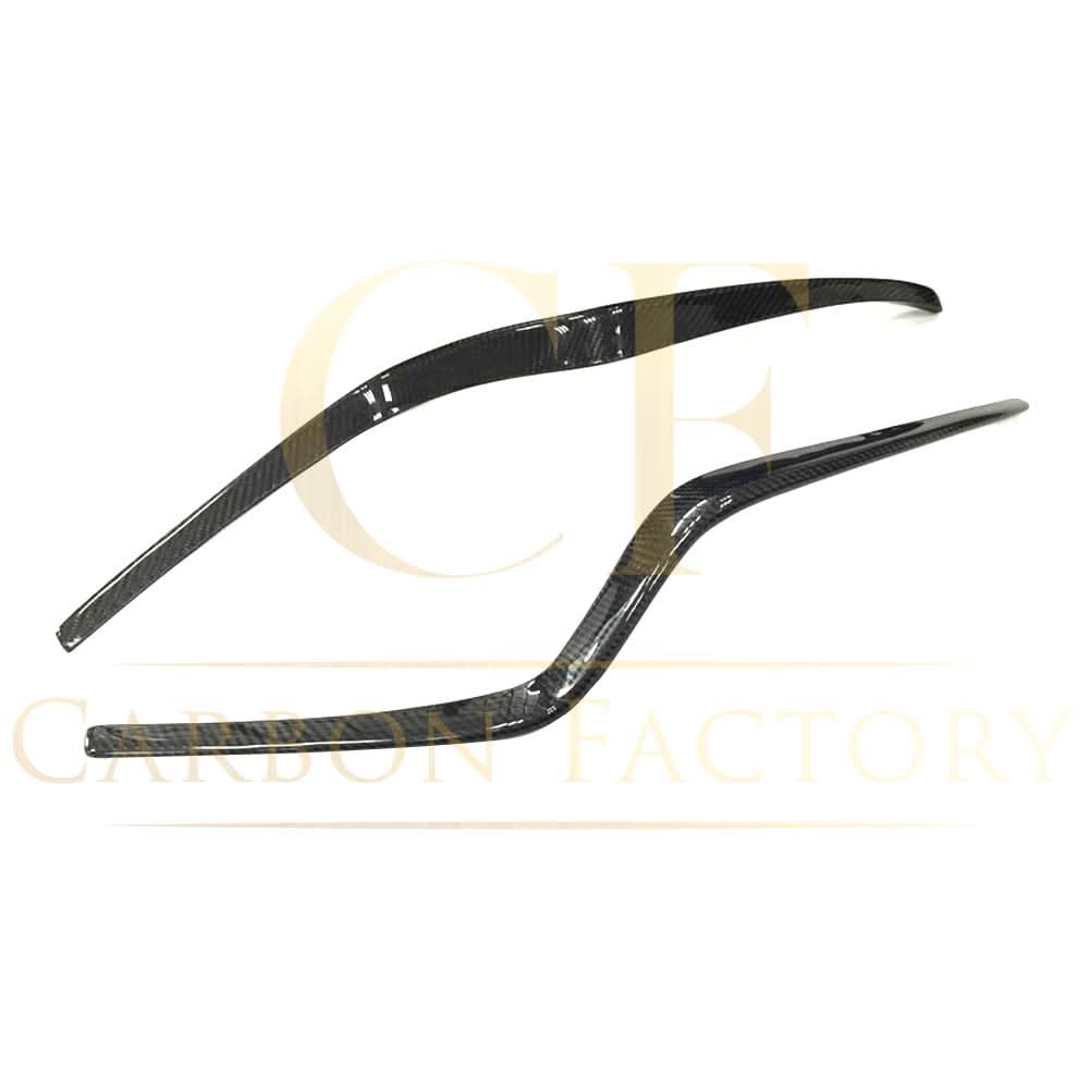 V Style Carbon Fibre Front Canards for Porsche Macan 14-17 - Carbon Factory