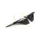 V Style Carbon Fibre Rear Bumper Extension for Tesla Model S Facelift 21-Present - Carbon Factory
