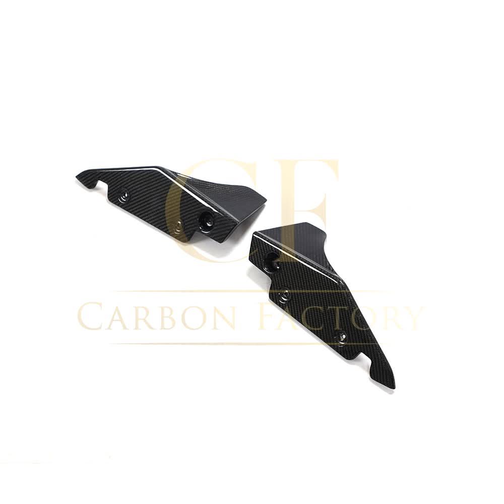 V Style Carbon Fibre Rear Bumper Extensions for Toyota GR86 22-Present - Carbon Factory