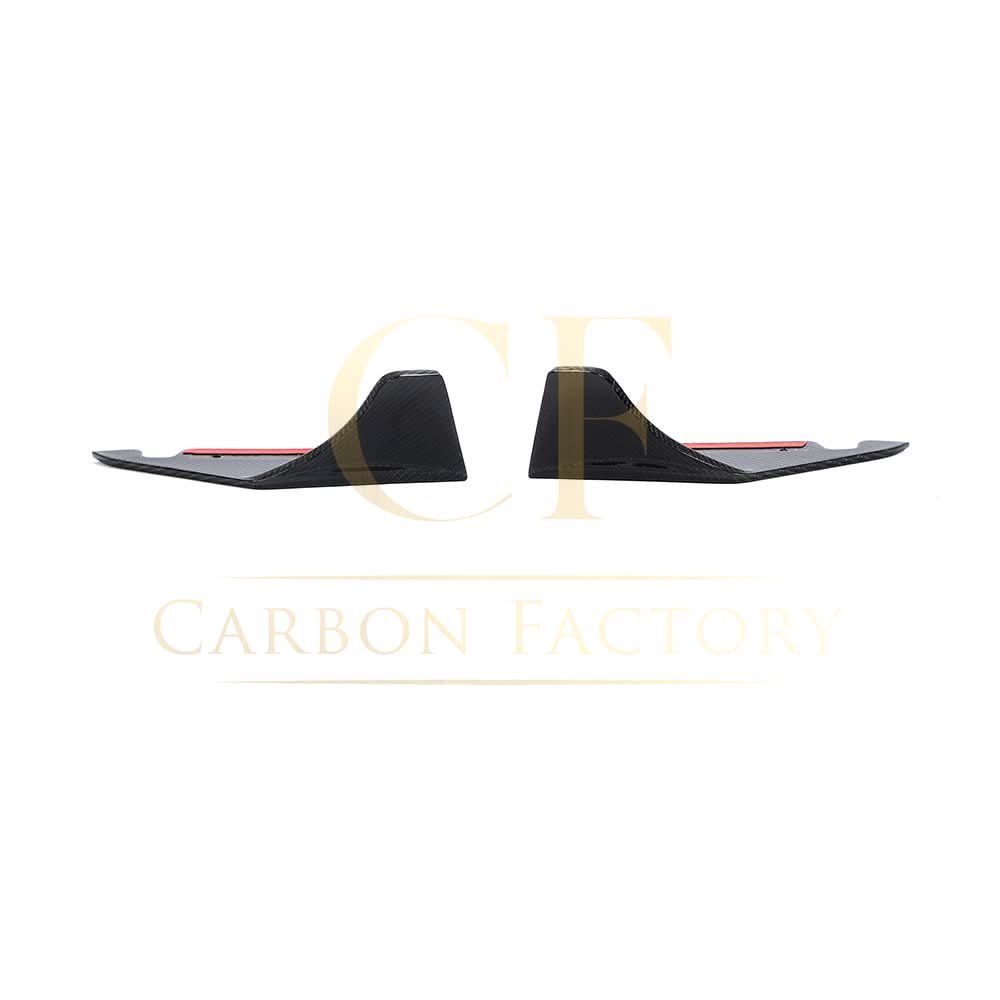 V Style Carbon Fibre Rear Bumper Extensions for Toyota GR86 22-Present - Carbon Factory