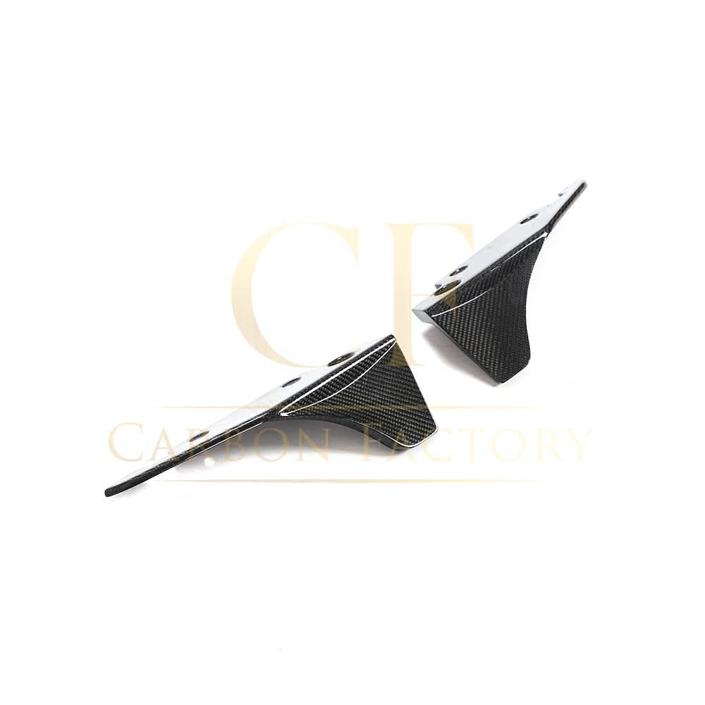 V Style Carbon Fibre Rear Bumper Extensions for Toyota GR86 22-Present - Carbon Factory