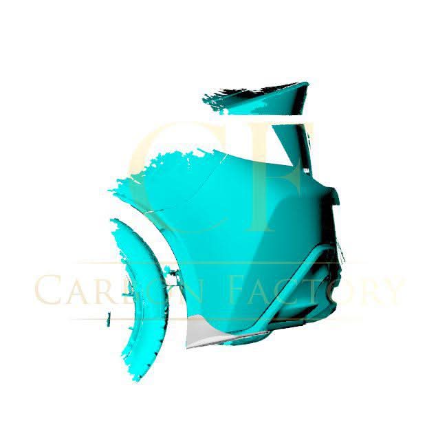 V Style Carbon Fibre Rear Bumper Extensions for Toyota GR86 22-Present - Carbon Factory