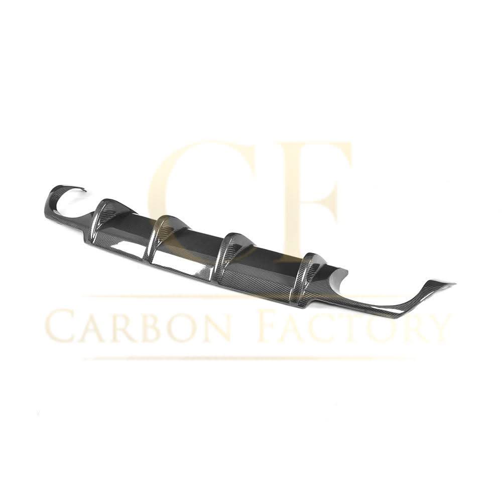 V Style Carbon Fibre Rear Diffuser for VW Scirocco R 09-14 - Carbon Factory